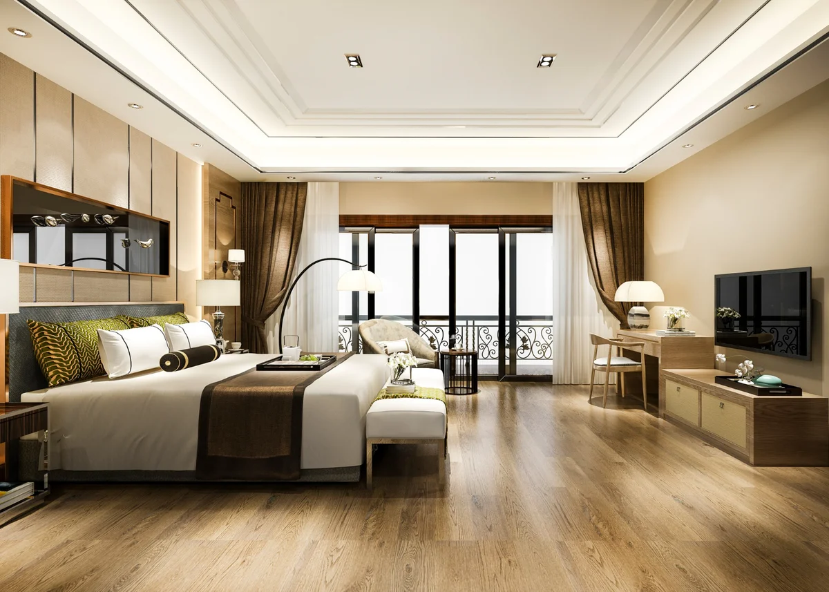 Chambre d’hôtel présentée sur le site EnjoyStay
